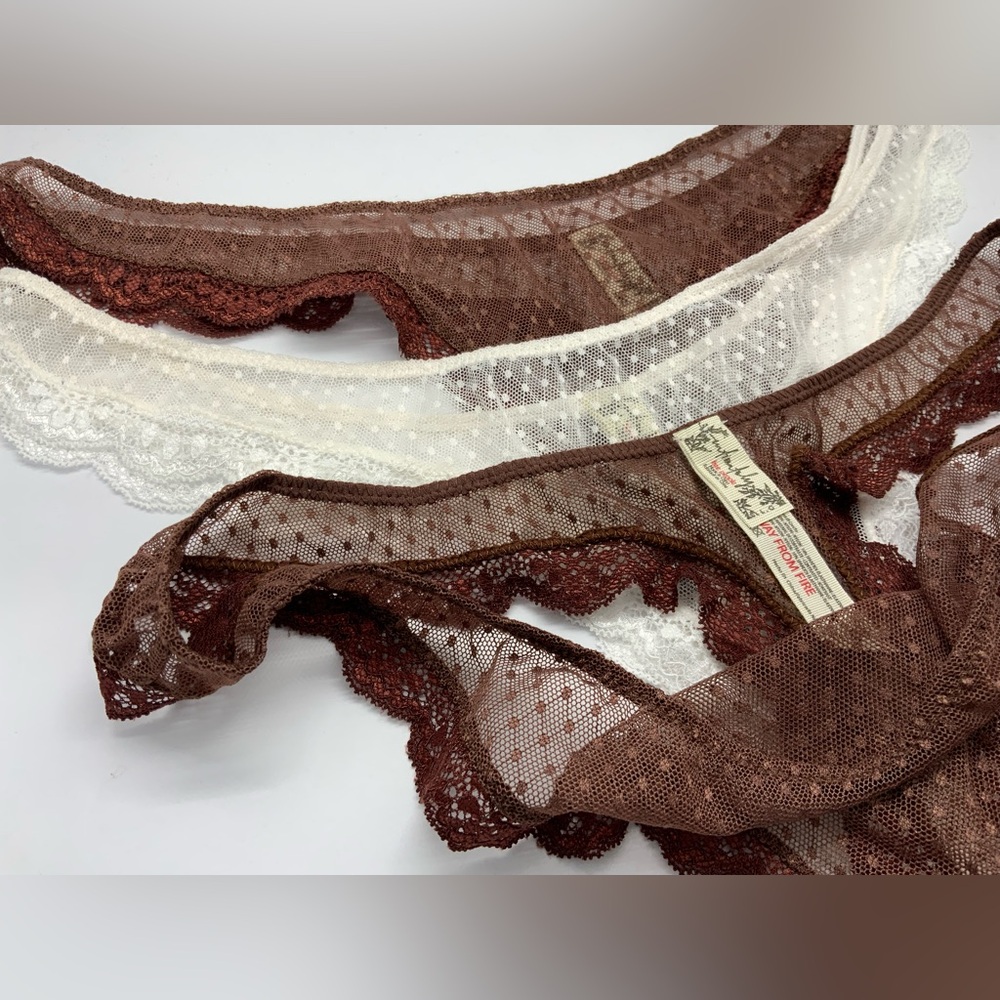 (3) Free people Midweek Thong